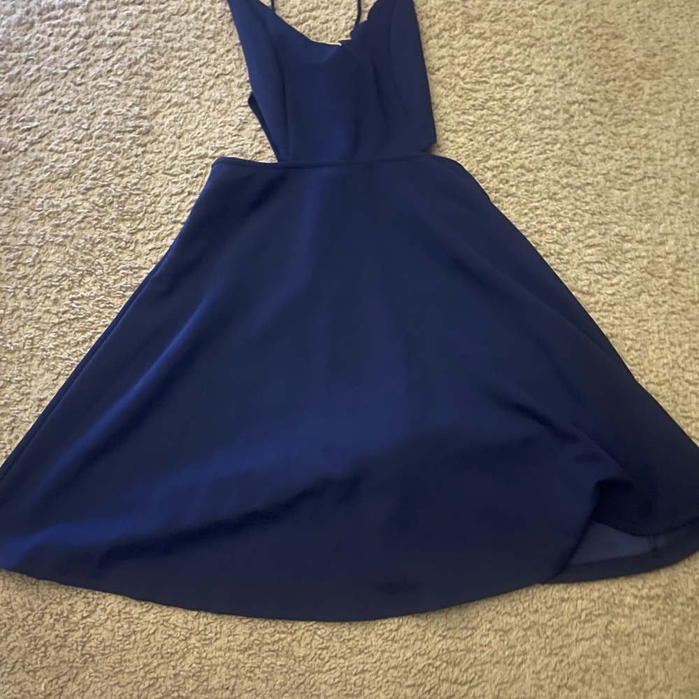 Elegant Navy Blue Dress